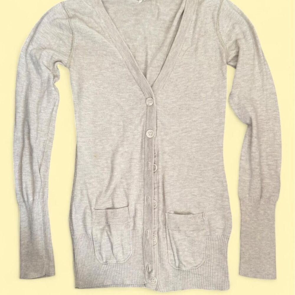 Aeropostale Women's Cream Cardigan